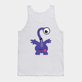 Cartoon long-necked monster Tank Top